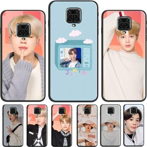 Cute park jimin Kpop Case For Xiaomi Redmi Note 10 Pro Note 7 8 9 Pro 8T 9S Back Cover For Redmi 9 9A 9C 9T K40