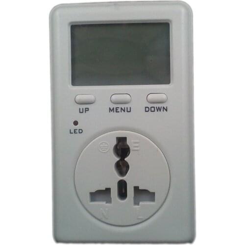 Digital Electricity Energy Meter Tester Monitor indicator Voltag Power watt Balance Energy saver Meter WF-D02A UK plug