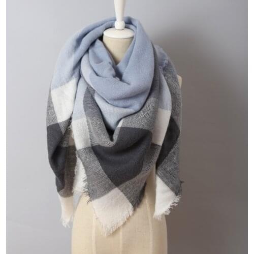 Women Winter Scarf 2016 Brand Plaid Scarf New Designer Unisex Acrylic Basic Shawls Women Scarves Big Size shawls