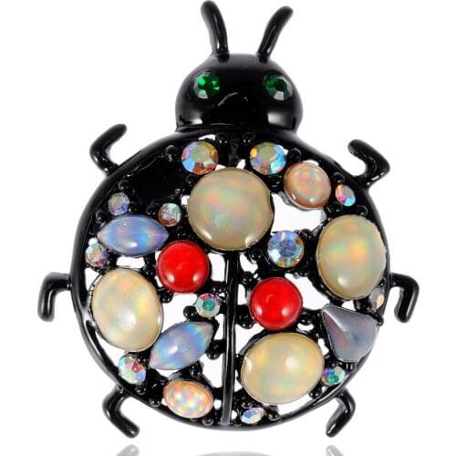 Feinuhan Black Brooches For Clothes