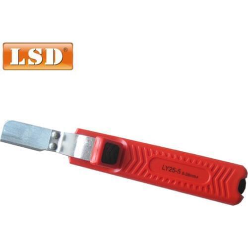 PVC/rubber/PTFE cable stripper ly25-5 germany style 8-28mm Wire Stripper Knife Insulation Stripping Pliers