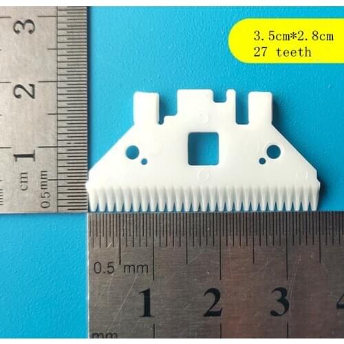 Free shipping 10pcs 27 teeth white zirconia ceramic clipper blade