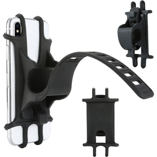 Mayitr Universal Bicycle Motorcycle Bike Handlebar Adjustable 4 to 6.3 inch Mobile Cell Phone Holder for huawei P20 Mate 20 pro