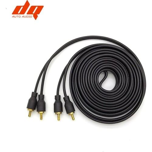 2018 New RCA Phono Y Splitter Lead Adapter Cable Connector Car Audio 5m Cable Wire