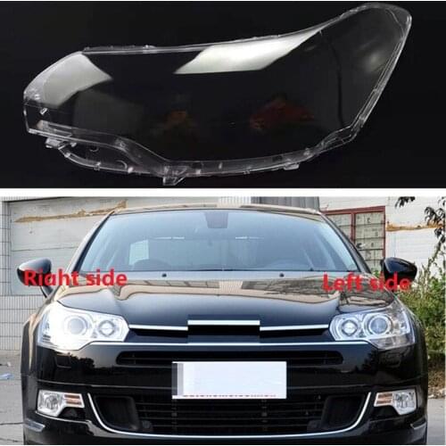 For Citroen C5 2010-2016 Head lamp shade Headlamp shade Front Headlight Cover Large lampshade lamp cover shel