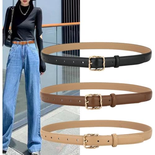 Office 365 Belt Ladies 2021 New Waistband Fashion Decoration Matching Suit Ins Fashion All-match Jeans Slim Women Belt for Dress