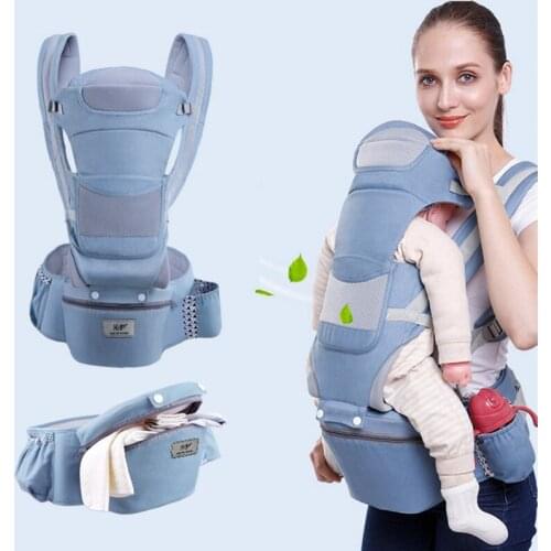 New born 0-48Month Ergonomic Baby Carrier Infant Baby Hipseat Carrier 3 In 1 Front Facing Ergonomic Kangaroo Baby Wrap Sling bag