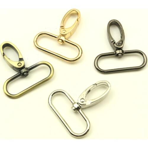 1.5 inch Swivel Lobster Leather Bag Handbag Purse Shoulder Strap Clasp Clip Trigger Buckle Snap Hook 38mm