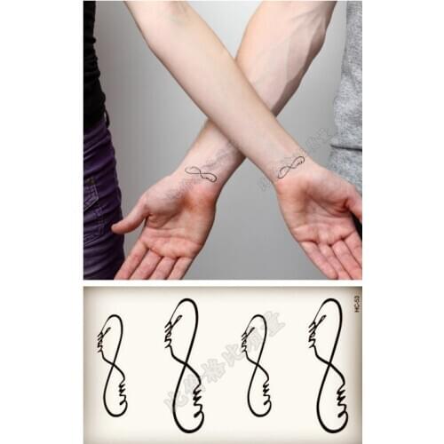 Waterproof Temporary Tattoo Sticker on body english letters tattoo tatto flash tatoo fake tattoos for girl women men