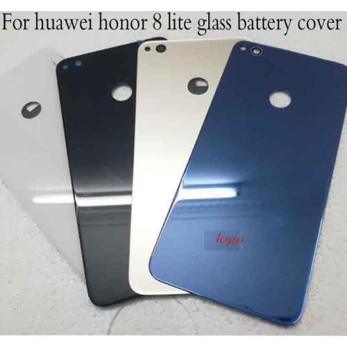 Rear Housing Cover For Huawei Honor8Lite glass Cover Case for Huawei Honor 8 Lite Back Battery Cover Housing Replacement Parts