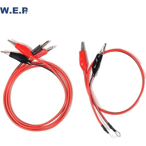 900MM Alligator Clip Plug Test Cable Connector Dual Tester Probe Crocodile Clip for Multimeter Measure Tool