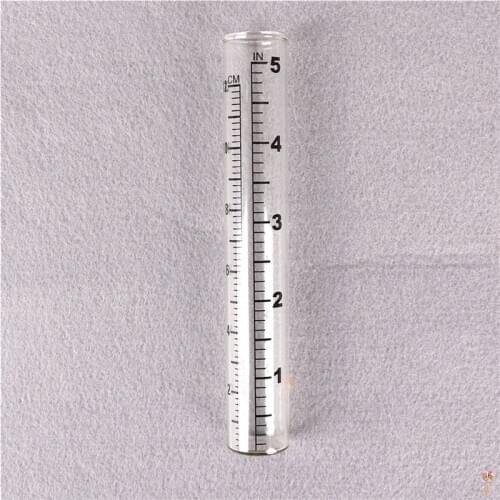 14 X2.2cm 1Pc Glass Rain Gauge Replacement Tube For Laboratory Outdoor Home Garden Yard Supplies