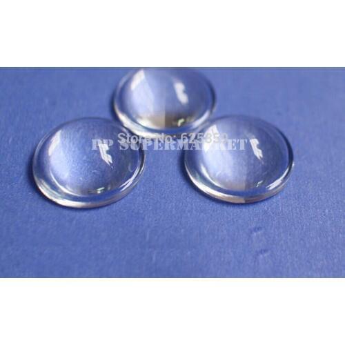 10pcs High Power LED 23mm convex lens optical glass led lens