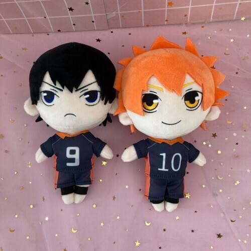 20cm New Haikyuu Plush Toys Hinata Shoyo Tobio Kageyama Soft Stuffed Dolls For Kid Birthday Gift