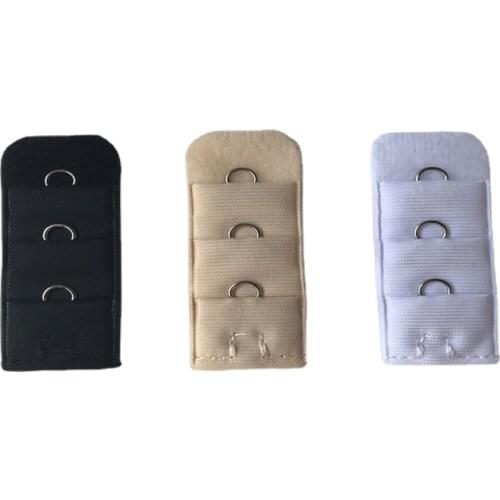200 Pcs/lot Cheap Bra Extended Buckle Extender Hook Eye Width 1.9 Cm Sewing Accessories Wholesale