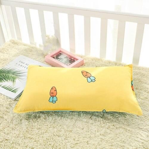 Childrens Pillow 100% Cotton Sweat-absorbent Kindergarten Lunch Break Neck Pillow 0-10 Year Old Baby Pillow Case Pillow Set