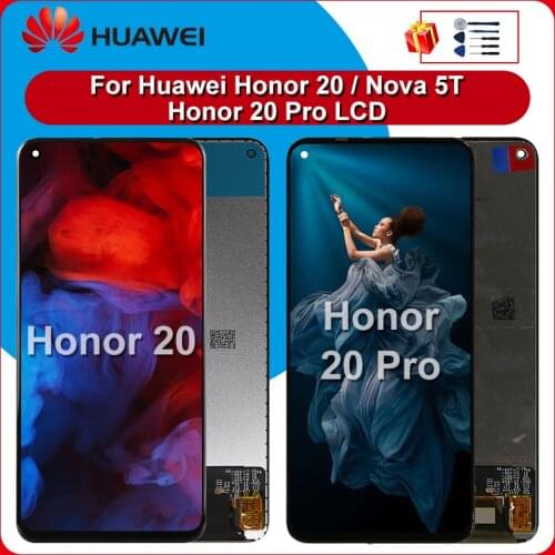 6.26" For Huawei Honor 20 Pro LCD Display YAL-AL10 YAL-L41 LCD Touch Screen Digitizer Replacement Parts For Honor 20 Pro Display