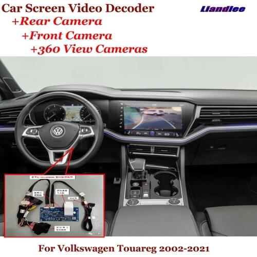 DVR Reverse Image Decoder Rearview Front 360 Camera Car 6.5 Inch Mainframe For Volkswagen Touareg 2002-2021