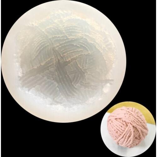 Handmade DIY Stereo Woolen Yarn Ball Silicone Mold Aromatherapy Plaster Candle Mold 19-110
