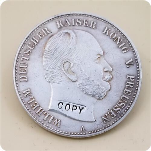 1875 A German states (Prussia) 5 Mark - Wilhelm I COPY COIN