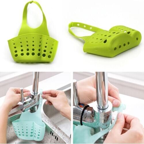 Kitchen Storage Suction Cup Kitchen Organizer Sink Shelf Soap Sponge Drain Rack Bathroom Holder Sink kitchen Accessories