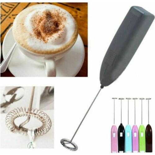 Stainless Steel Mini Electric Coffee Mixer Rechargeable Milk Shaker Maker Frother Foamer USB Charging Egg Beater Handheld
