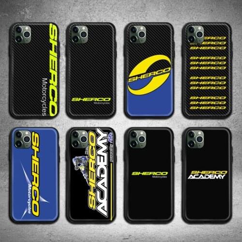 Fashion Sherco Motorcycle Phone Case for iphone 12 pro max mini 11 pro XS MAX 8 7 6 6S Plus X 5S SE 2020 XR case