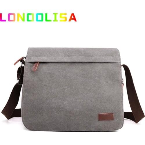 Mens Large Capacity Laptop Bag Casual High Quality Canvas Shoulder Crossbody Bags for Women 2021 New Luxury Purses and Handbags