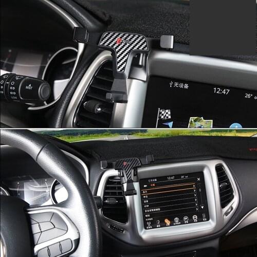 Not fit 3.5'' screen! for Jeep Compass 2017 2018 2019 Car Air Vent Mount Cradle Adjustable Phone Holder Mobile Phone Bracket