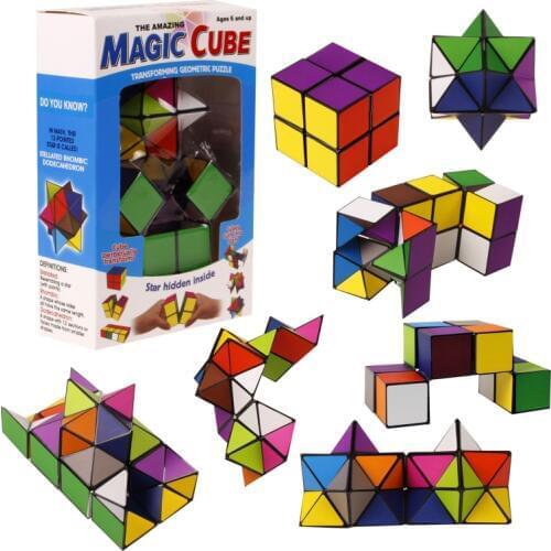 2020 New Fashion Hot sales High Quality Cube Toys Time-limited Infinity cube Star Cube 2-in-1 Cube Unlimited Transforming Cube
