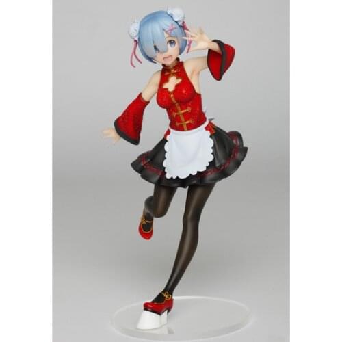 NEW 23cm Re:ZERO Starting Life in Another World Rem Anime Figure Rem Chinese Style Action Figure Rem/Ram Figure Model Doll Toys