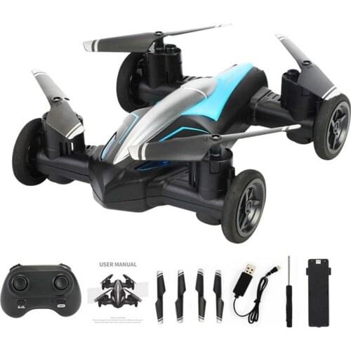 New D85 2-in-1Drone Air-Ground Flying Car 2.4G Land-Air Dual Mode Racing Mini Drone Professional RC Car Quadcopter Drones Toys