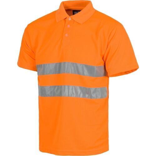 POLO HIGH VISIBILITA ORANGE WORK