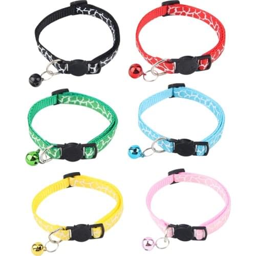 Pet Dog Cat Collar Bow With Bell Adjustable Buckle Collar Pet Supplies Accessories for Small Dog Chihuahua support Dropshipping