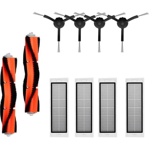 Full Set Robot Parts for Xiaowa E Series E20 E30 E25 E35 E4 Robotic Vacuum Cleaner (Main Side Brush Hepa Filter) Kits