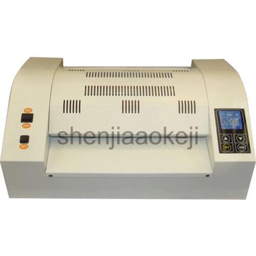 Professional Pouch laminator plastic sealing machine Plastic Photo Laminating machine 8 glue roller Laminator 330mm 1pc