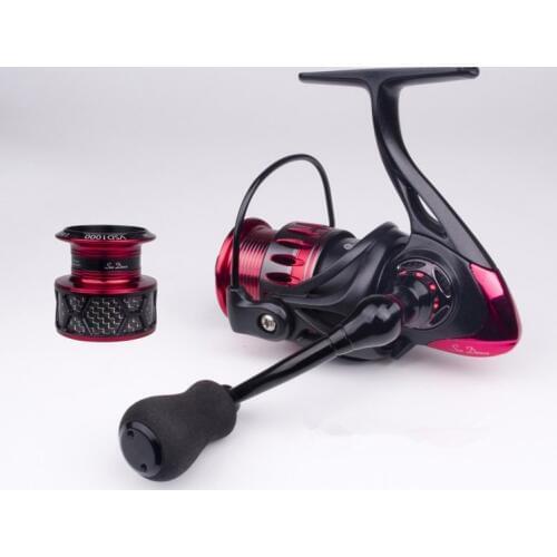 VIVA Sea Dance 1000 Spinning Fishing Reel,Carbon Body,2 spools,190g,5.1:1,Free Shipping