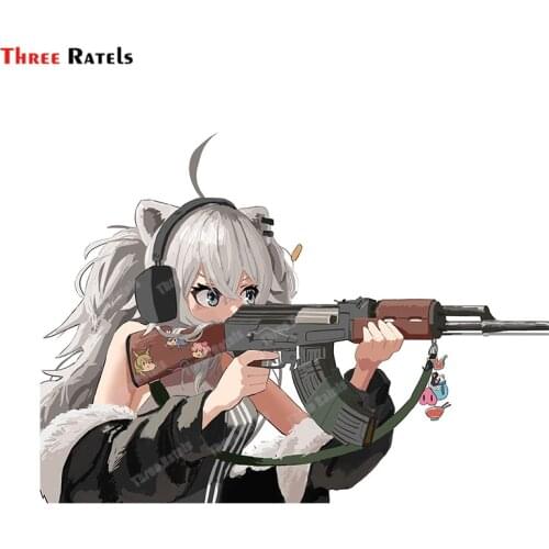 Three Ratels A470 Shishiro Botan Yukihana Lamy Omaru Polka Momosuzu Cool Anime Sticker Vinyl Waterproof Decorative Decal