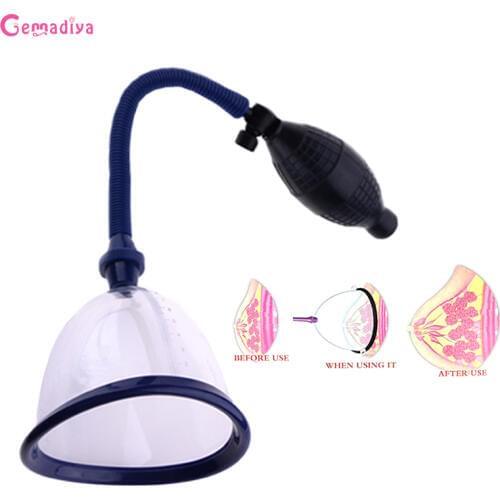 Breast Massager Cup Breast Vacuum pump Cup Chest Massage inflatable Exerciser udder Breast Enlarger Pump care Hands Large size