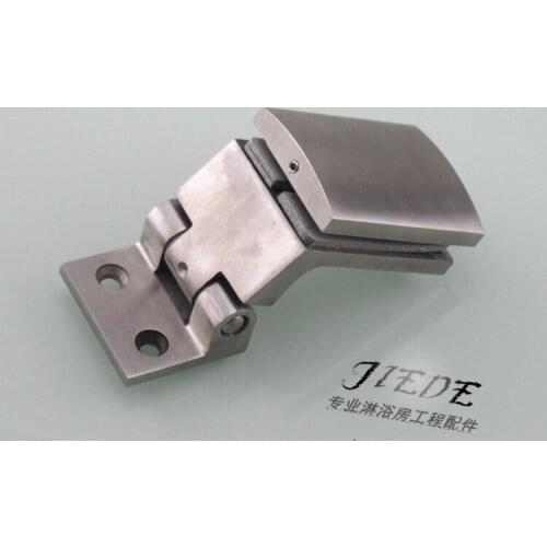 304 stainless steel glass door clip bathroom shower room partition free glass hinge clip solid glass hinge
