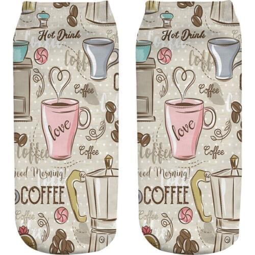 Women Christmas Red Heart Medicine Casual Happy Socks New "nutella" Red Love Printed Funny Socks Unisex Low Cut Ankle Socks