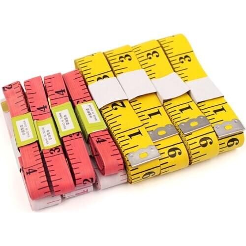 1.5m 3m Body Measuring Ruler Sewing Tailor Tape Measure Mini Soft Flat Ruler Centimeter Meter Sewing Measuring Tape