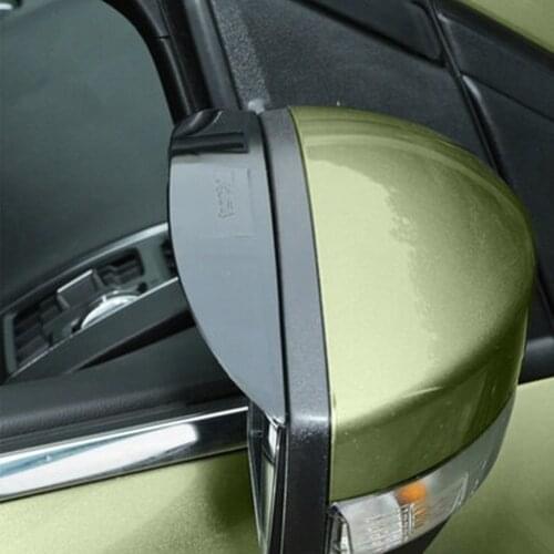 1 Pair Rearview Mirror Rain Snow Shield Guard Board Sun Visor Shade for Ford Kuga Escape 2014 2015 styling