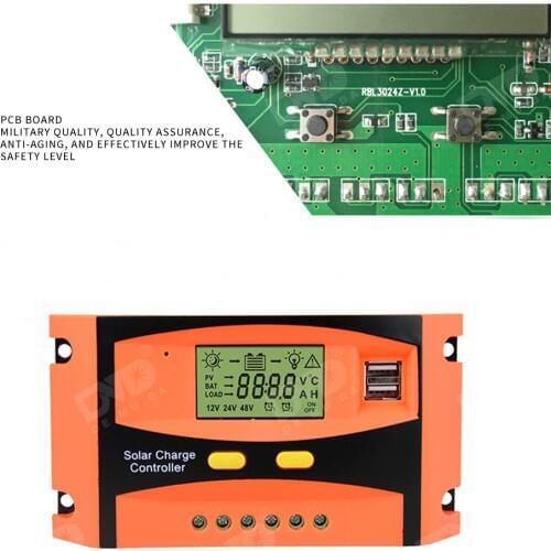 30A Solar Controller Intelligent Lighting Street Light Charger Photovoltaic Off-network