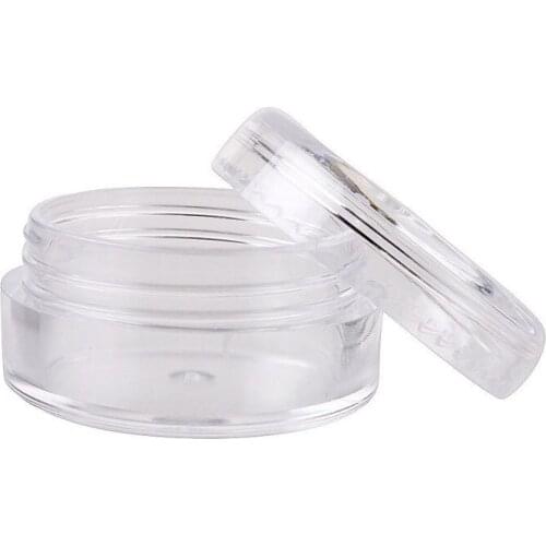 360 x 5g Empty Jars Refillable Bottles Cosmetic Jars Makeup PS Container Small Round Bottle Little Cream Jar Perfume Gel Pack