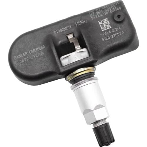 4Pcs /Tire Pressure Sensor 315MHz 04727392AD 04727392AE For Dodge Chrysler Jeep Tire Pressure Monitoring System
