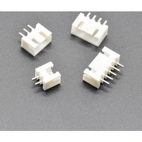 50PCS/Lot XH2.54 Pin Header Connector 2P 3P 4P 5P 6Pin 2.54mm Pitch XH For PCB jst