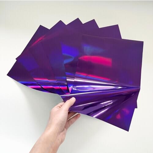 Myfoils A4 50pcs Multicolor Stamping Foil paper for Laminator Transfer by laser printer minc foil laminator for sticker