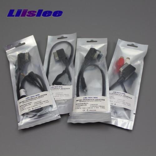 AMI MDI MMI To RCA USB AUX iPhone iPod Connector For Audi A3 A4 S4 A5 S5 A6 Q7 A8 S8 RS8 R8 TT Car Cable Adapter Wire