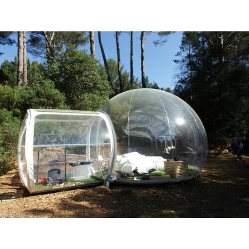 Free Shipping Free Fan Inflatable Bubble Tree 3M 4M 5M Bubble House For Outdoor Camping Tent Igloo Tent Globe Dome Tent Cheap